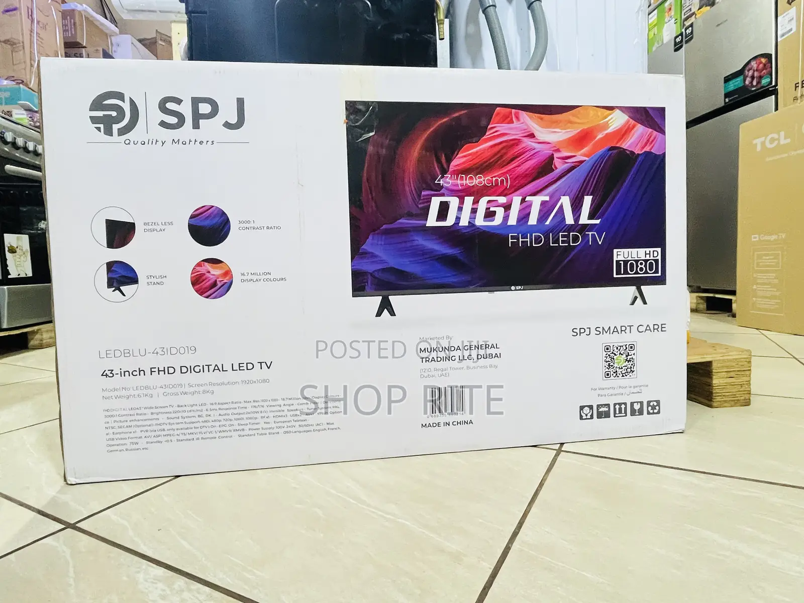 SPJ 43 Inches Digital Led TV