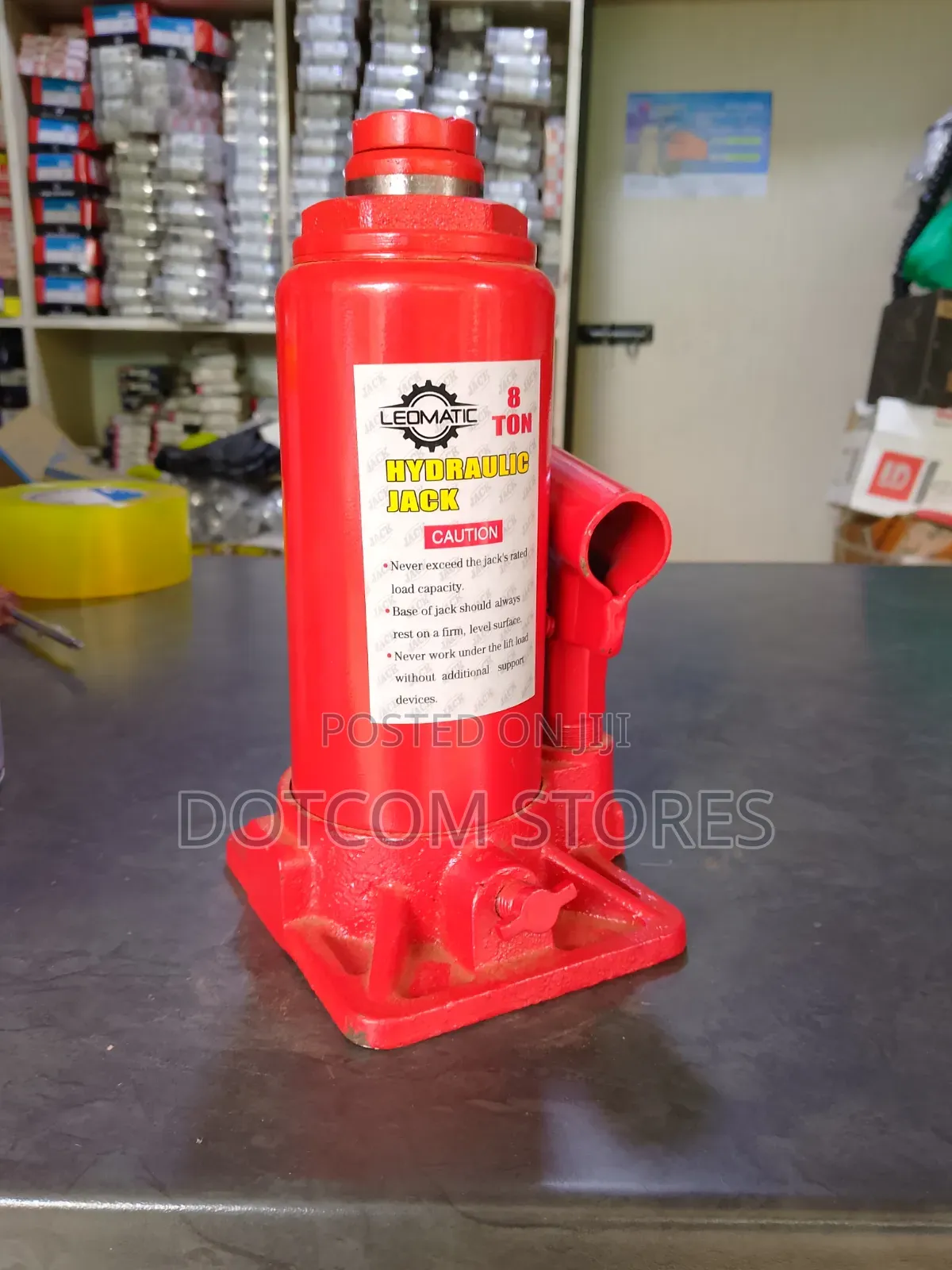 8-Ton Hydraulic Jack - Red