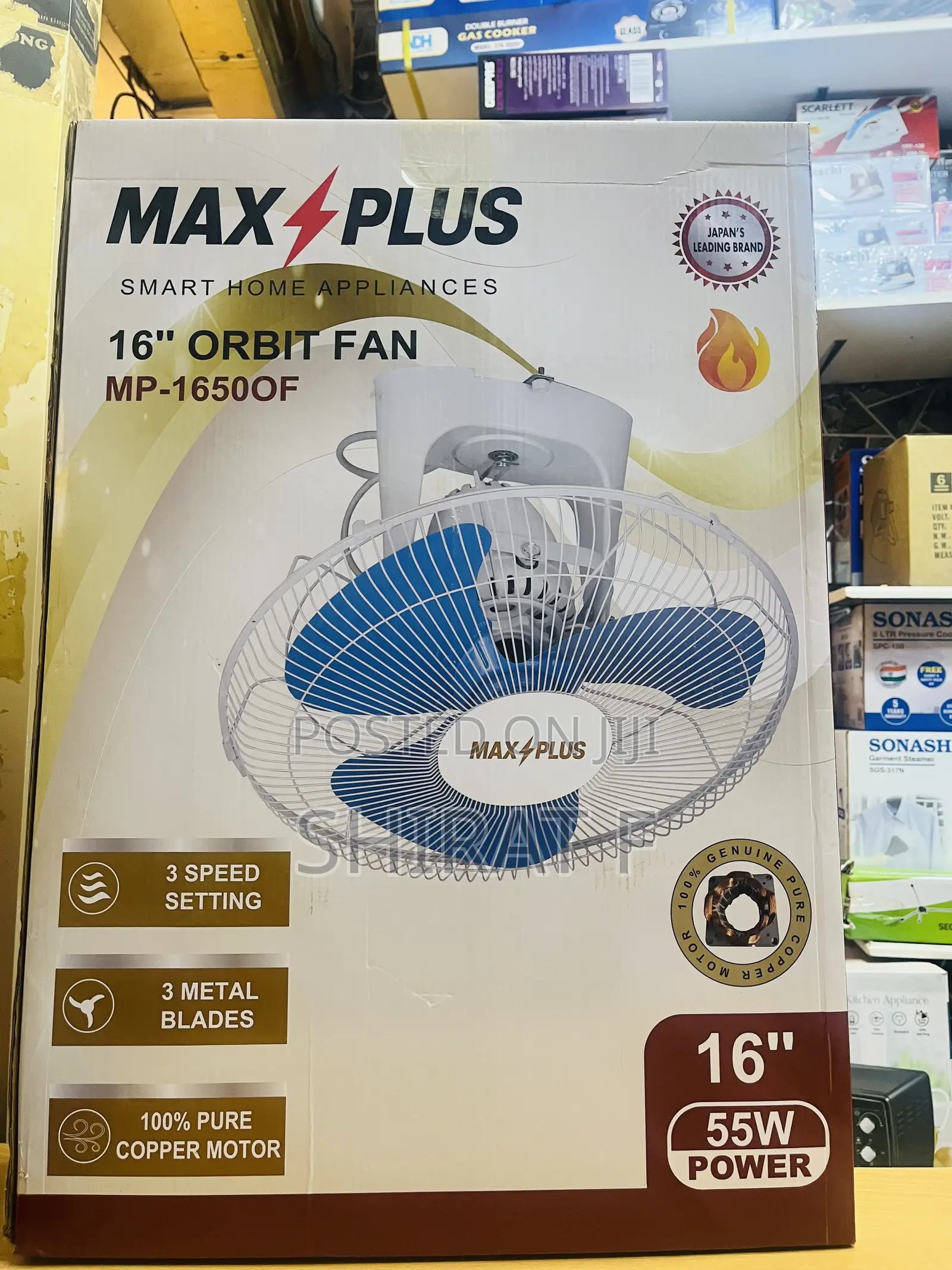 Max Plus Orbit Fan