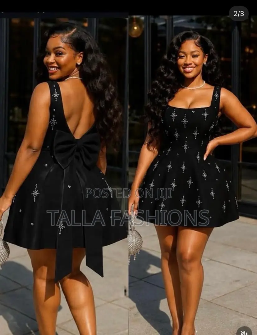 Short Back View Dress