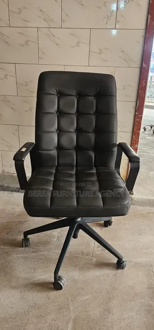 Executive Unique Design Pure Leather Office Chair