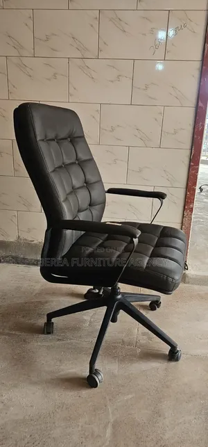 Executive Unique Design Pure Leather Office Chair