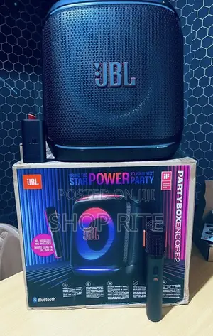 JBL PARTY BOX ENCORE 2 With Microphone Freestanding Speakers