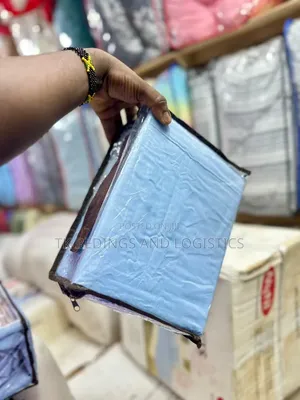 Blue Cozy Fitted Bedsheet