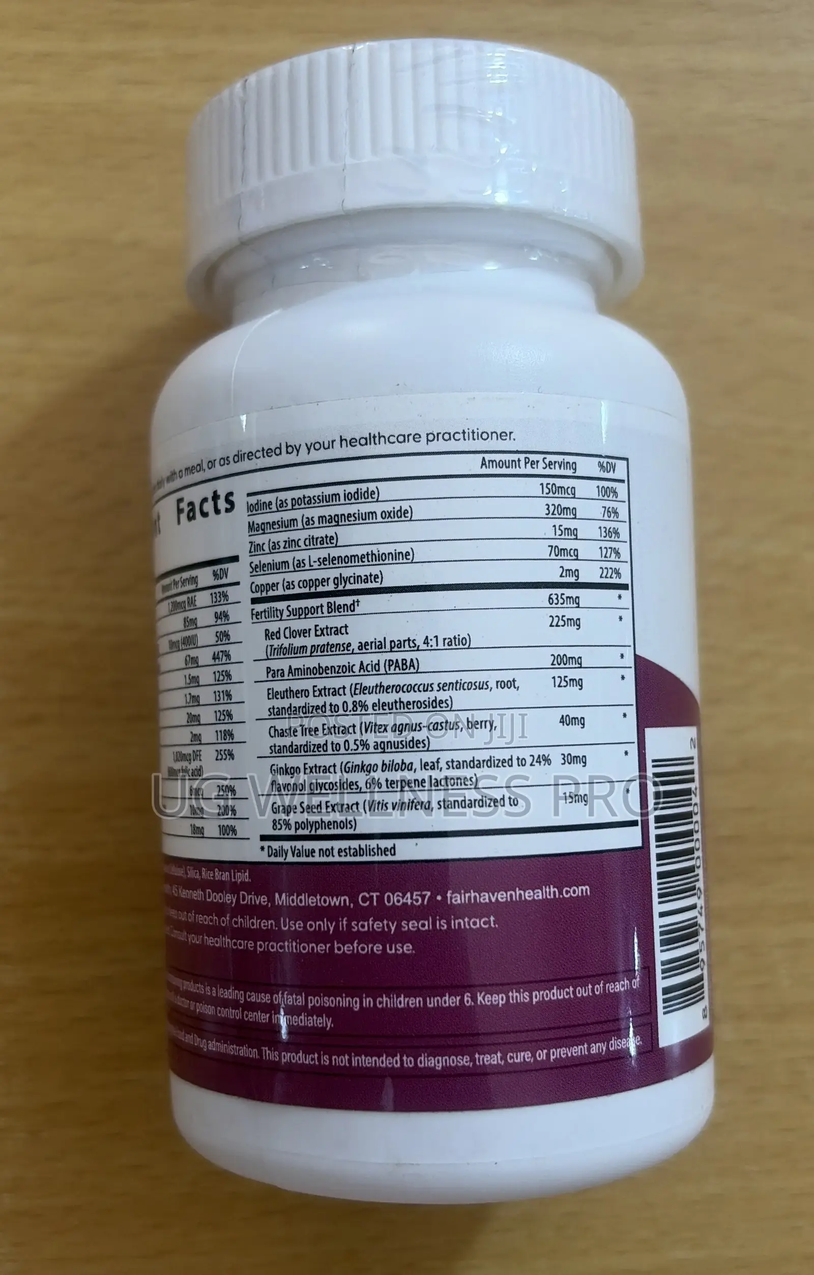 Fairhaven Health, Fertilaid for Women, 90 Capsules