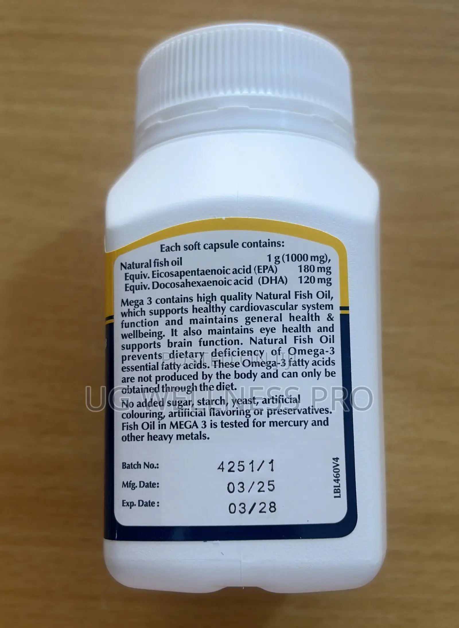 Zifam MEGA 3 Salmon Oil Marine Lipid Concentrates 100 Caps