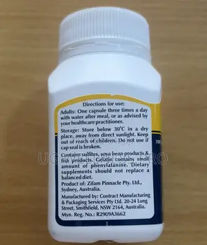 Zifam MEGA 3 Salmon Oil Marine Lipid Concentrates 100 Caps