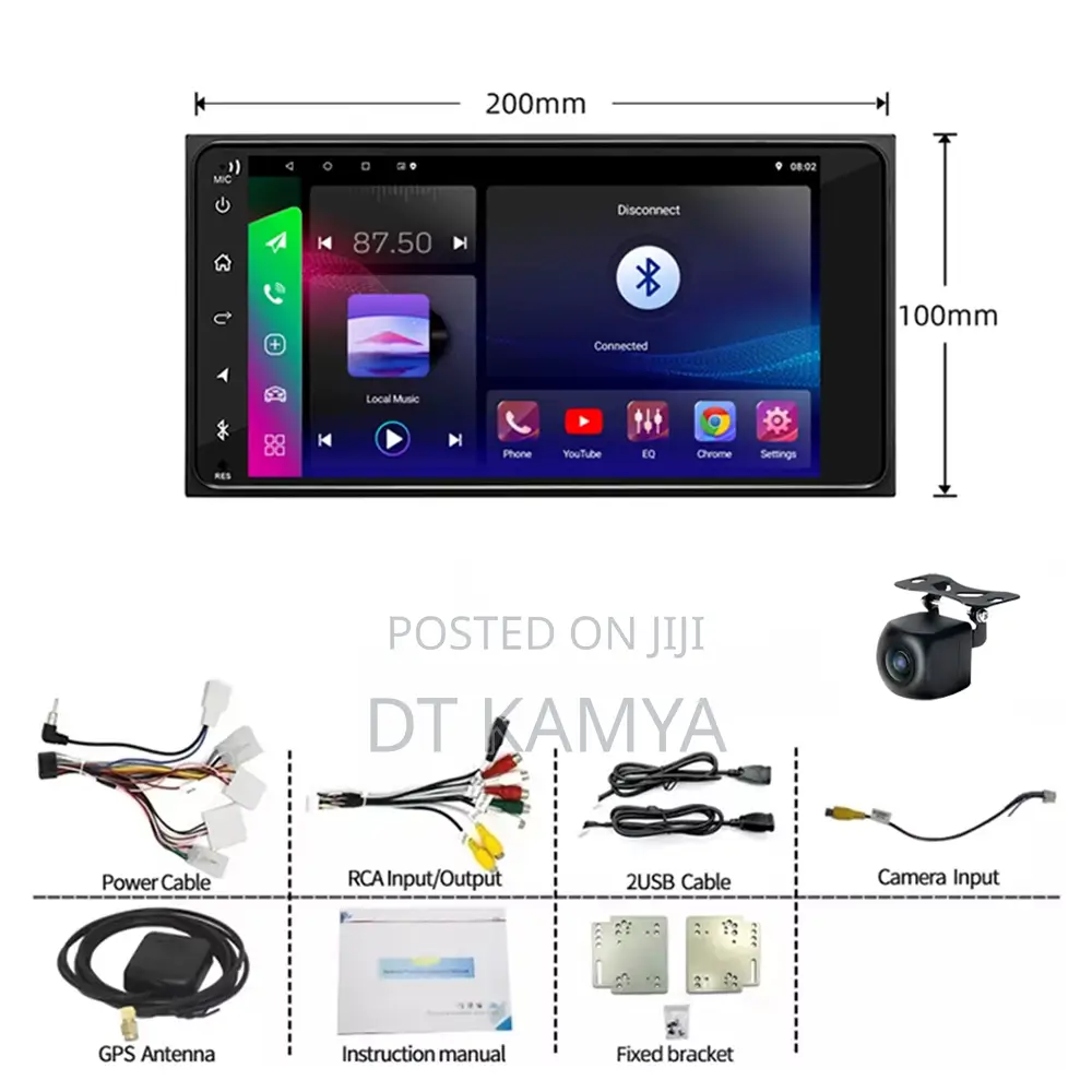 8 Inch Universal Android Double DIN Car Stereo Radio for All Cars