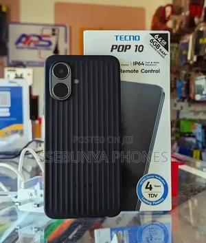 New Tecno Pop 10 64 GB Black