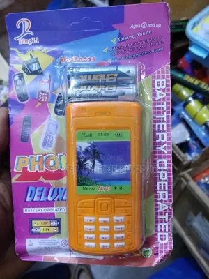 Button Phone Toy for Kids - Battery Operated