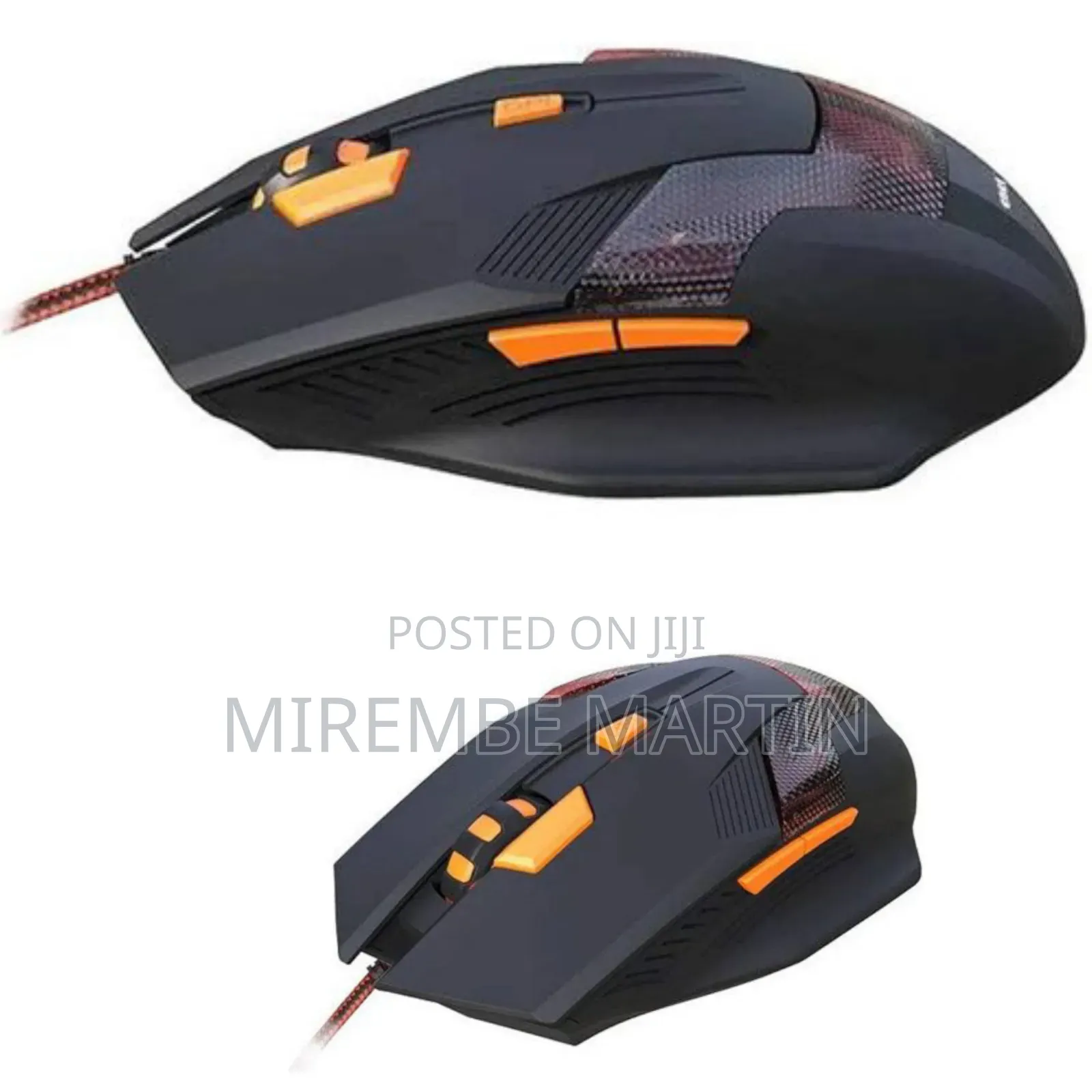 Wired Gaming Mouse 6 Mouse Buttons USB Cable for Laptop Computer
