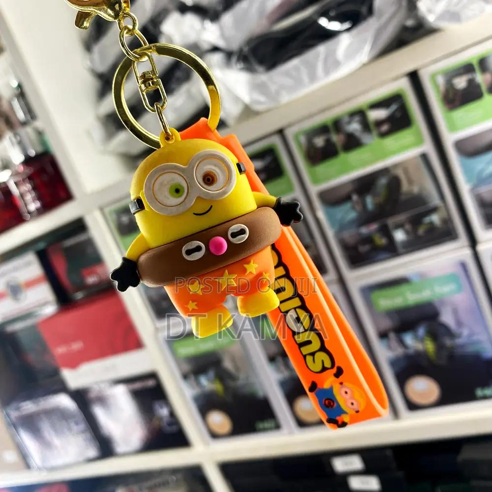 Minions Cartoon Fun Beautiful Car Key Holders / Key Rings / Gift Chain