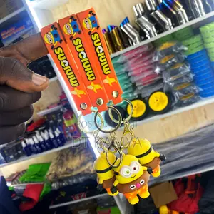 Minions Cartoon Fun Beautiful Car Key Holders / Key Rings / Gift Chain
