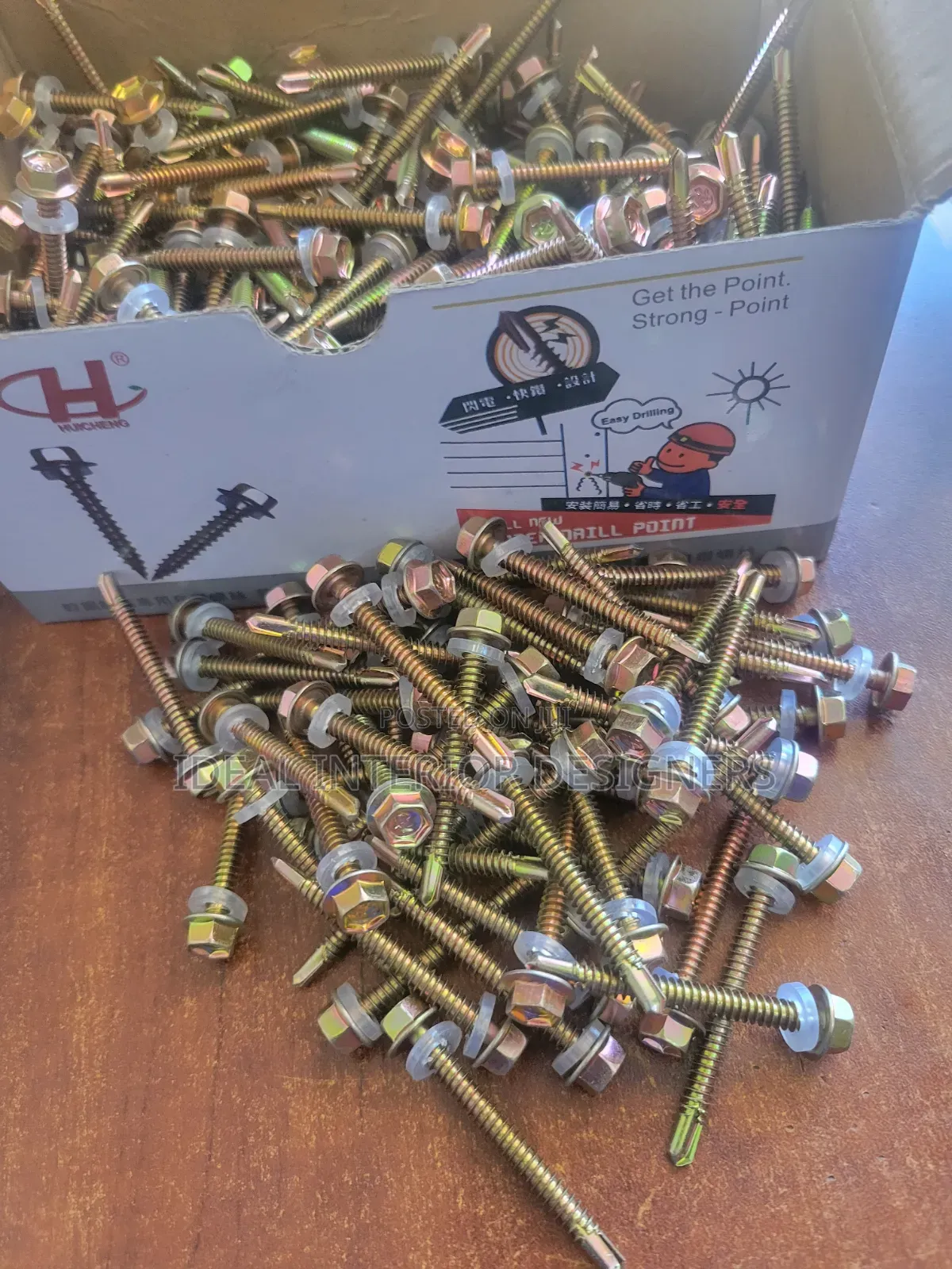 Self Drilling Screws in 8mm Hexagonal Head