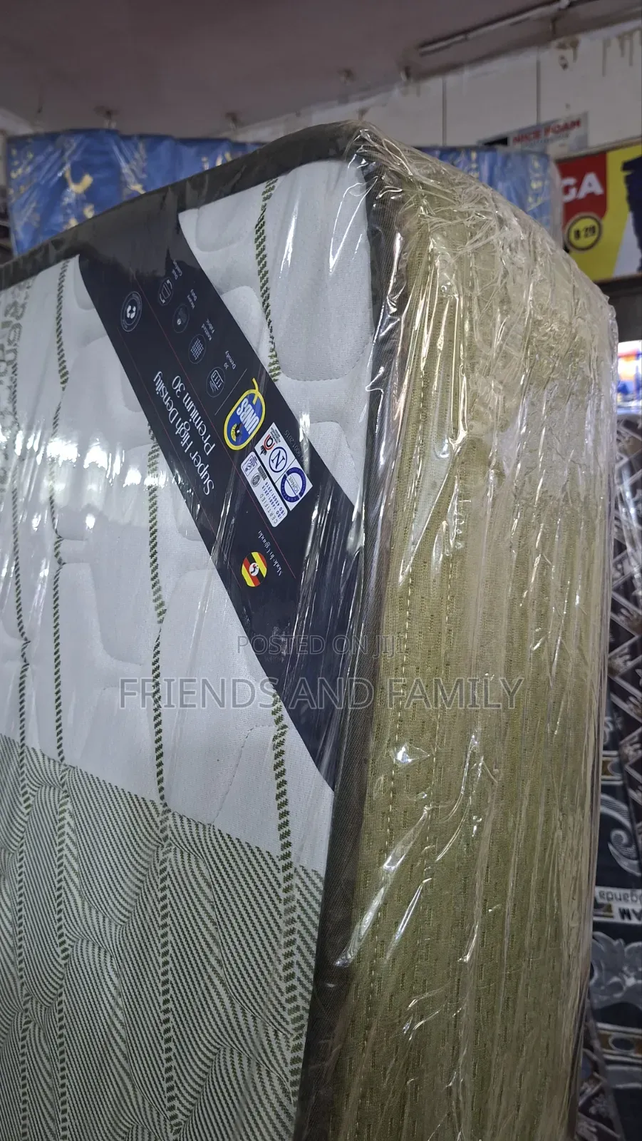 Euro Foam Gold 6*6*8. Inches