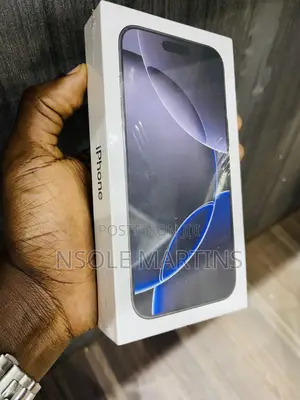 New Apple iPhone 16 Pro Max 256 GB Black