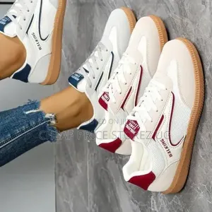 Lady Sneakers a White and Pink