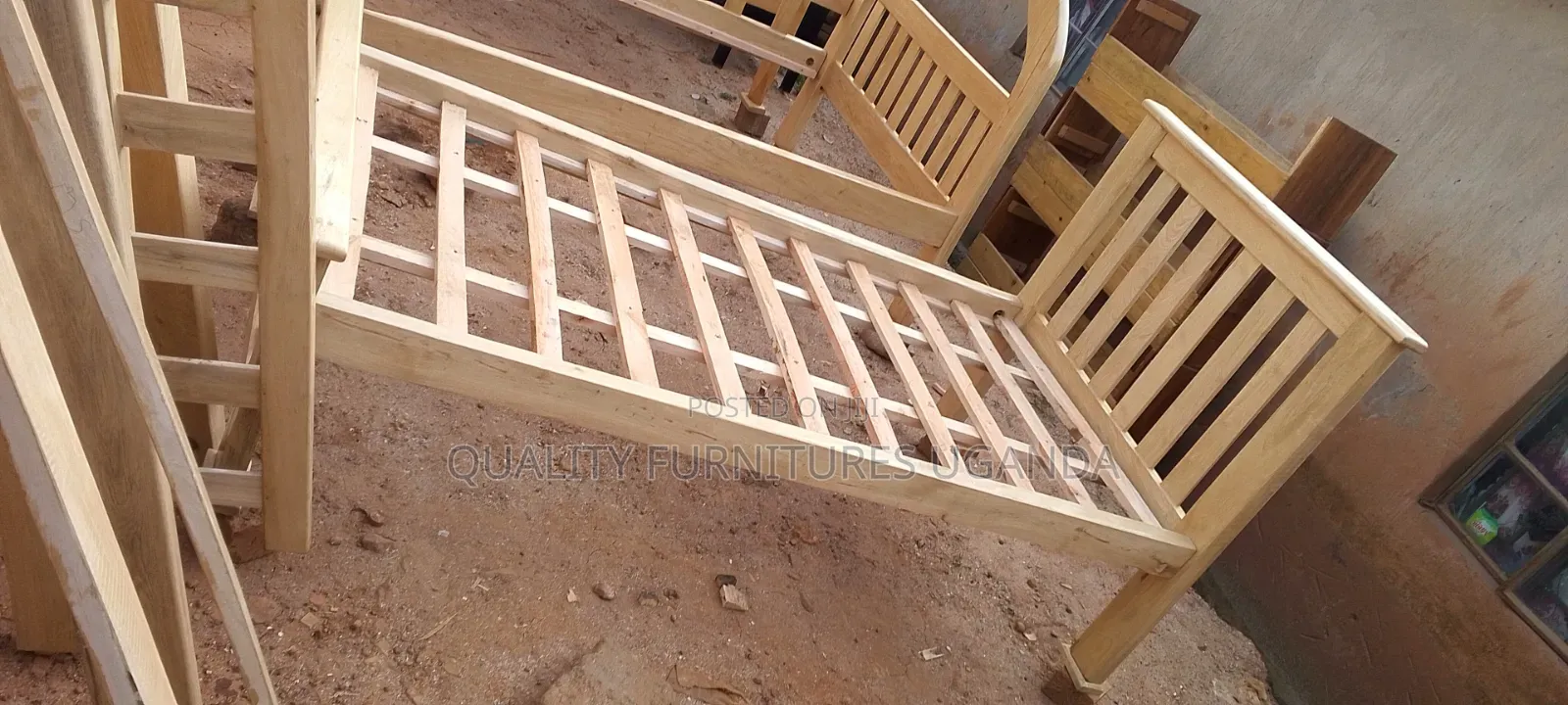 Dutch Wooden 3 by 6 Bed