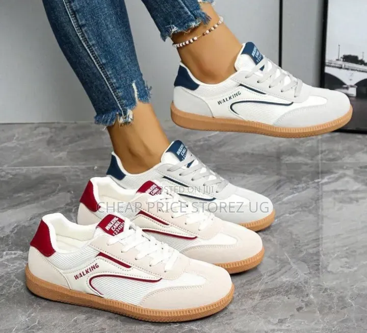 Lady Sneakers a White and Pink