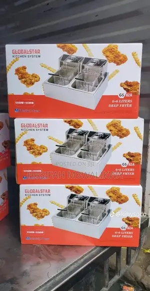Globalstar Double Electric Deep Fryer 6L + 6L