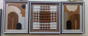 Living Room Wall Hanging 3 PCS 80 Cm by 80 Cm and 80 Cm by 60 Cm