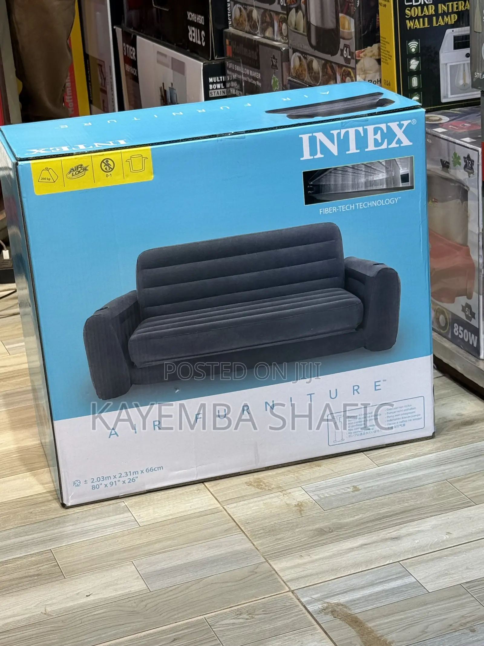 Brand New Intex Queen Size Inflatable Pull-Out Sofa Bed 2-in-1