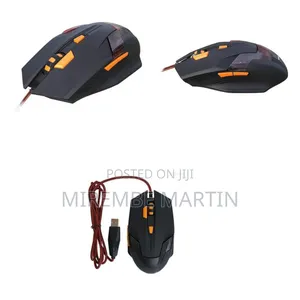 Wired Gaming Mouse 6 Mouse Buttons USB Cable for Laptop Computer