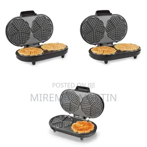 Professional Double Heart-Shaped Waffle Maker