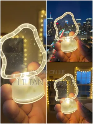 12pcs Decorative Acrylic Led Warm Light Mini Lamps 