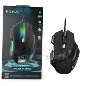 Wired Gaming Mouse Ergonomic RGB Backlit 7 Button USB Optical LED