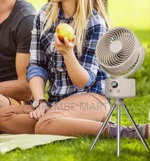 Versatile Portable Tripod Fan With Digital Display
