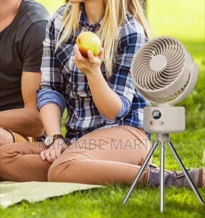Versatile Portable Tripod Fan With Digital Display