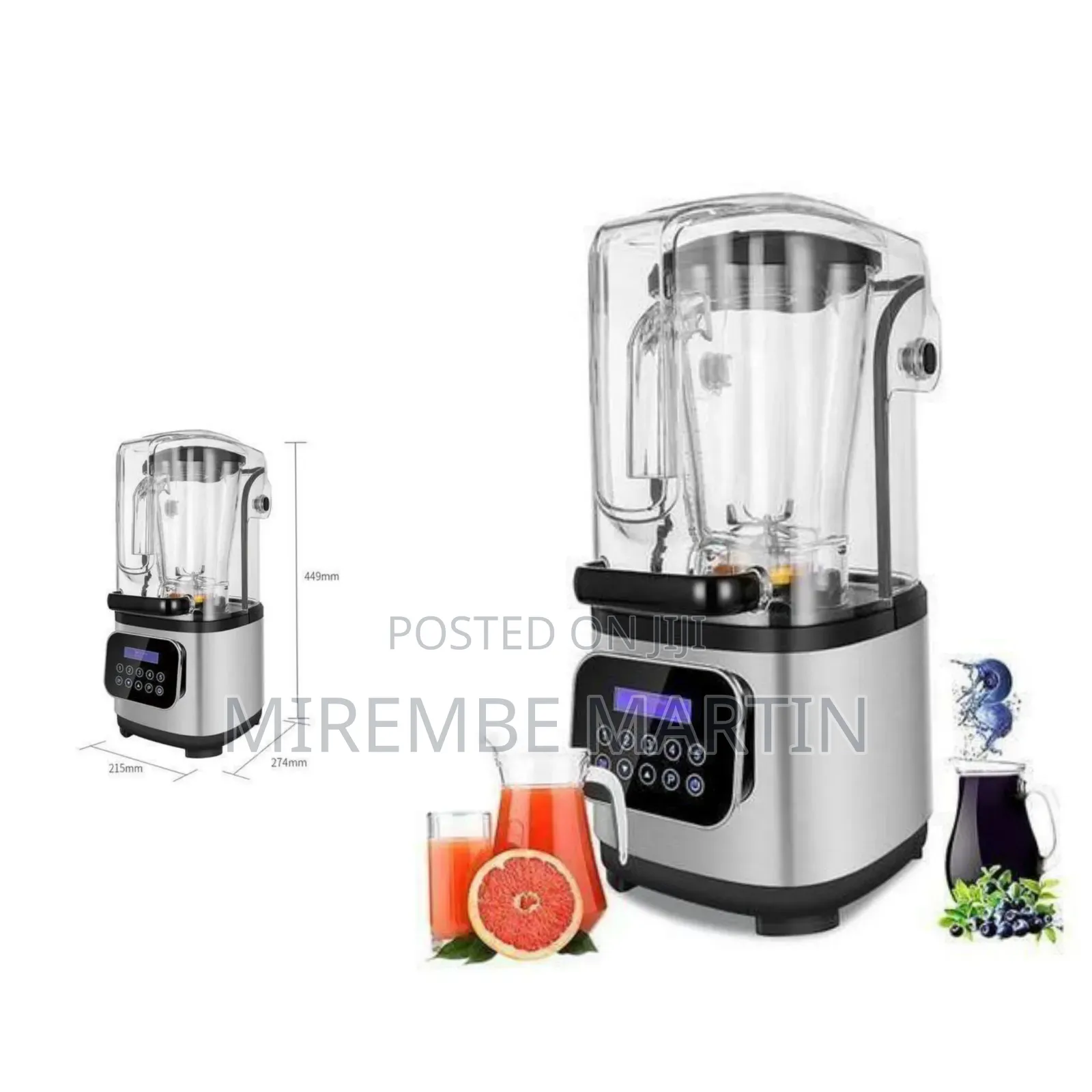 Professional High-Speed Sound-Shield Blender