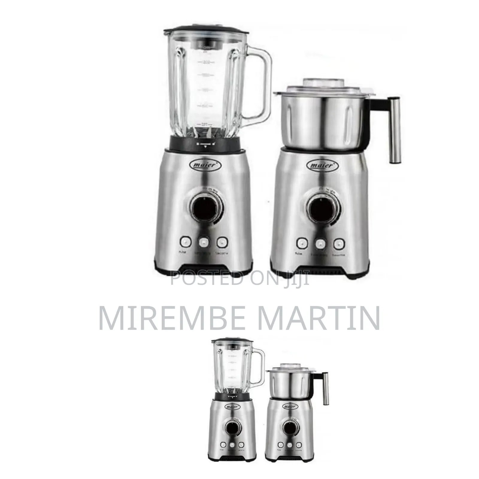 Maier Professional Multi-Function Countertop Blender and Grinder