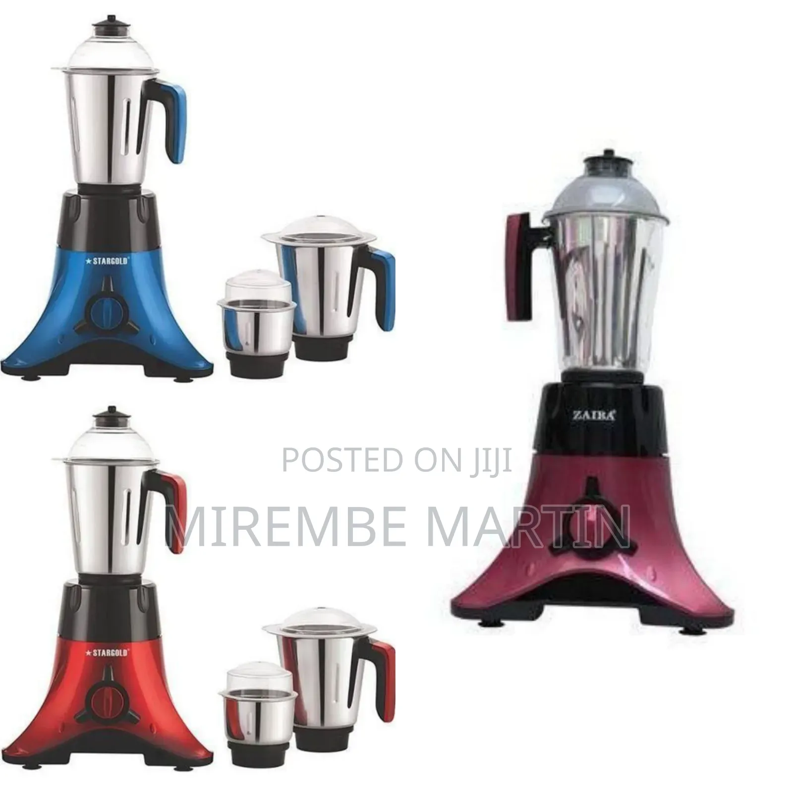 Zaiba Professional Kitchen Mixer Grinder With Stainless Steel Jar