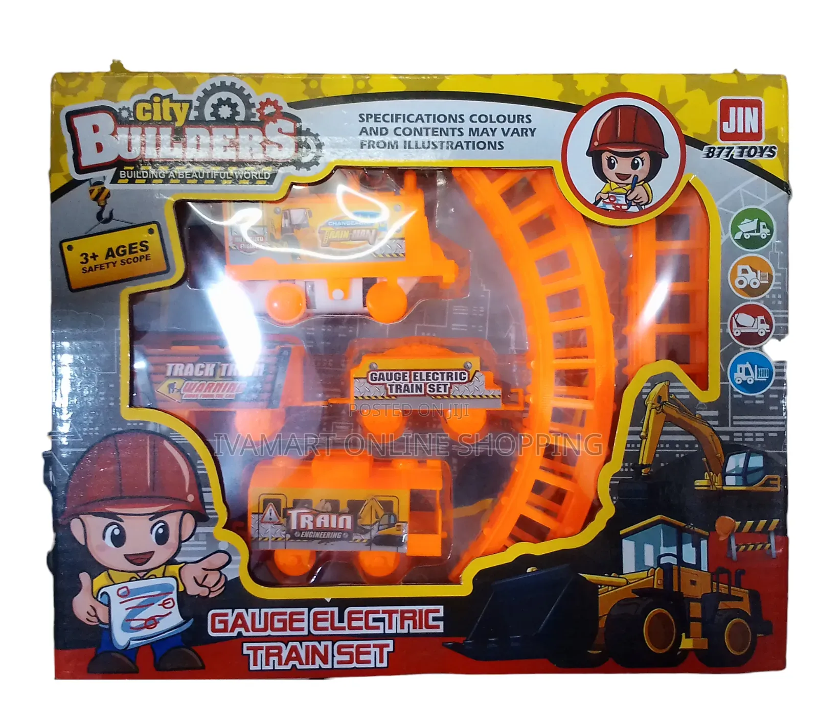 Ready to Go Train Toy for Kids - Battery Operated