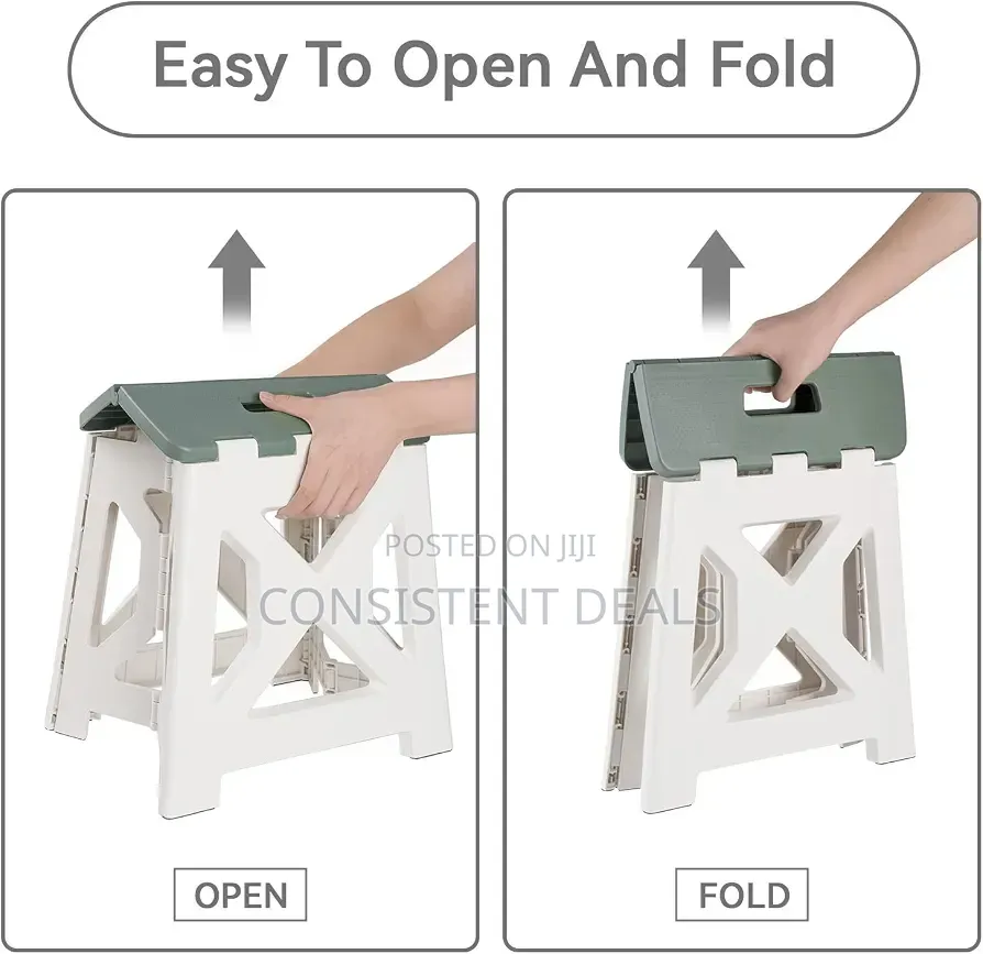 Non-Slip Folding Step Stools With Handle
