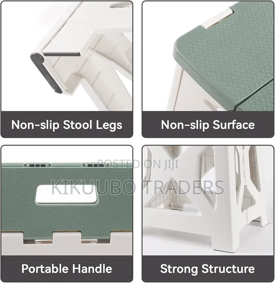 Non-Slip Folding Step Stools With Handle