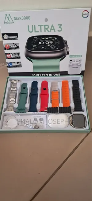 Max3000 Ultra 3 Smart Watch With Earphones