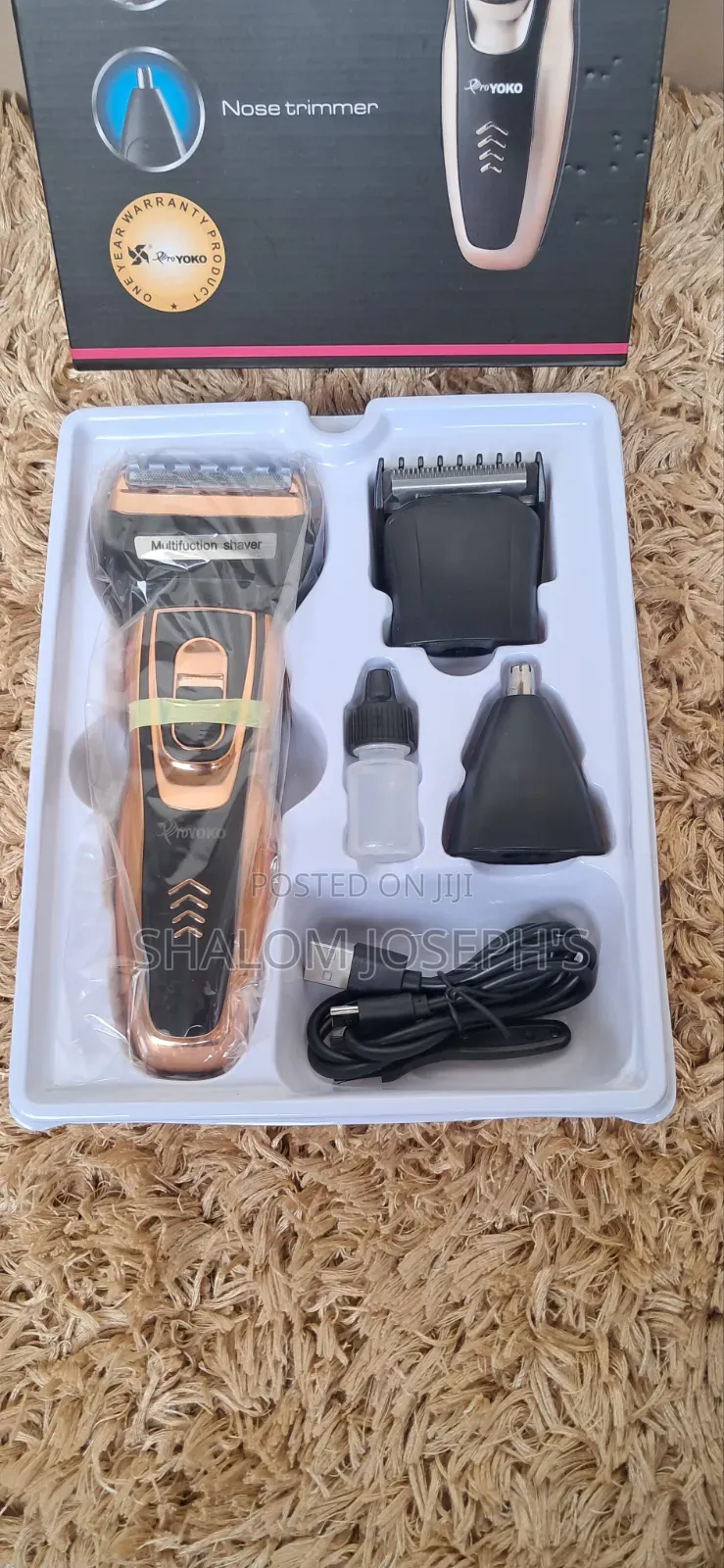 3 in 1pro Yoko Rechargeable Shaver Trimmer