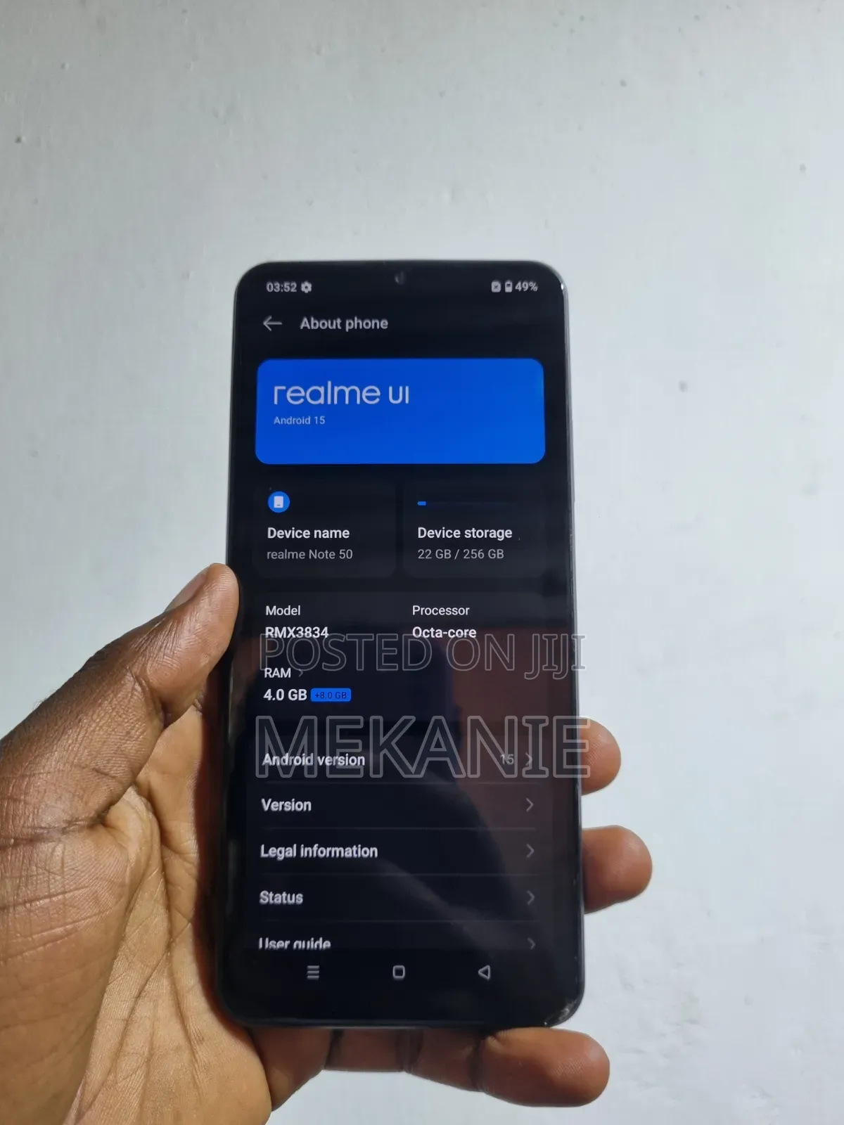 Realme Note 50 256 GB Gray