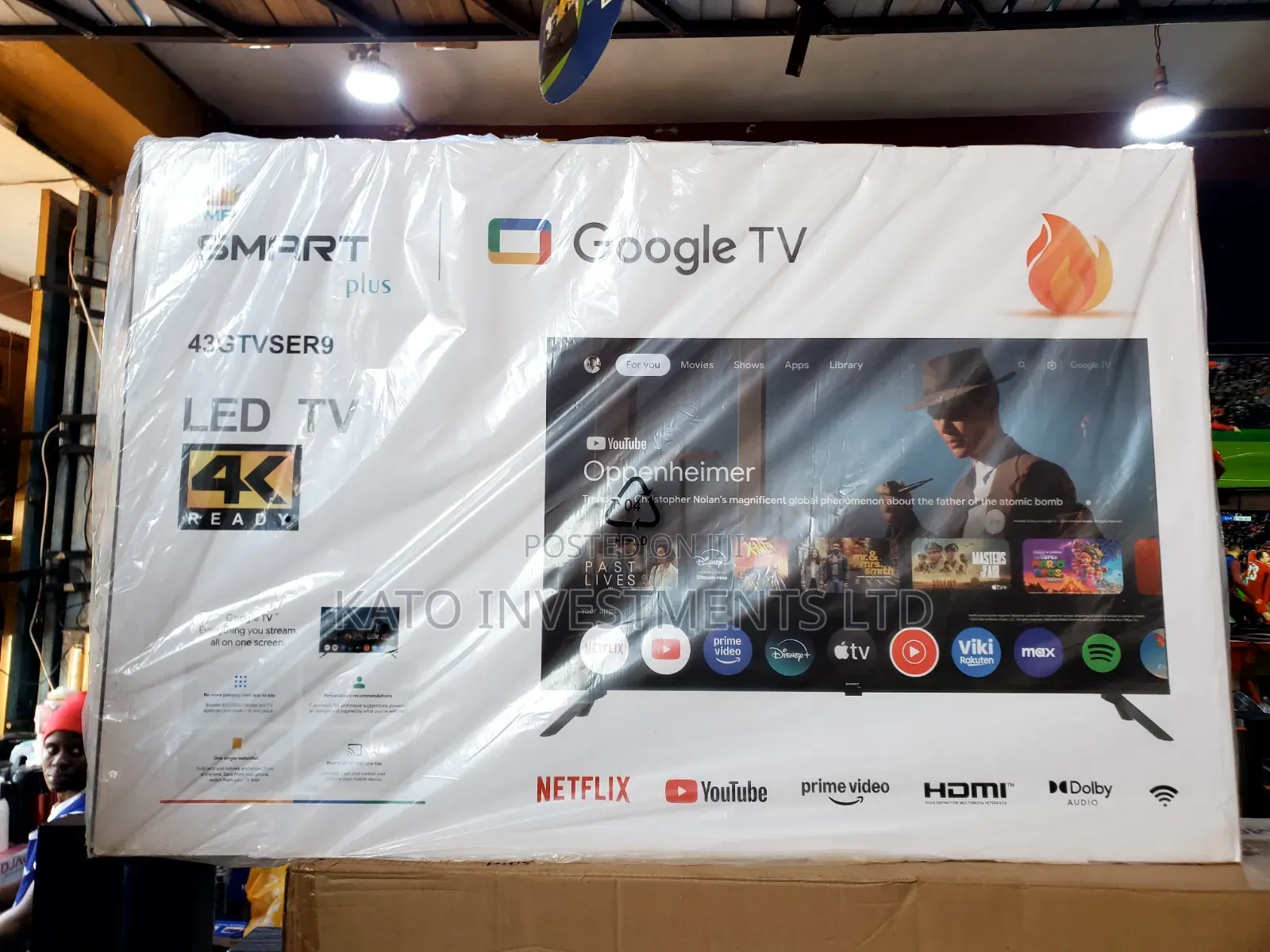 Smart Plus 43-Inch Smart Google LED TV