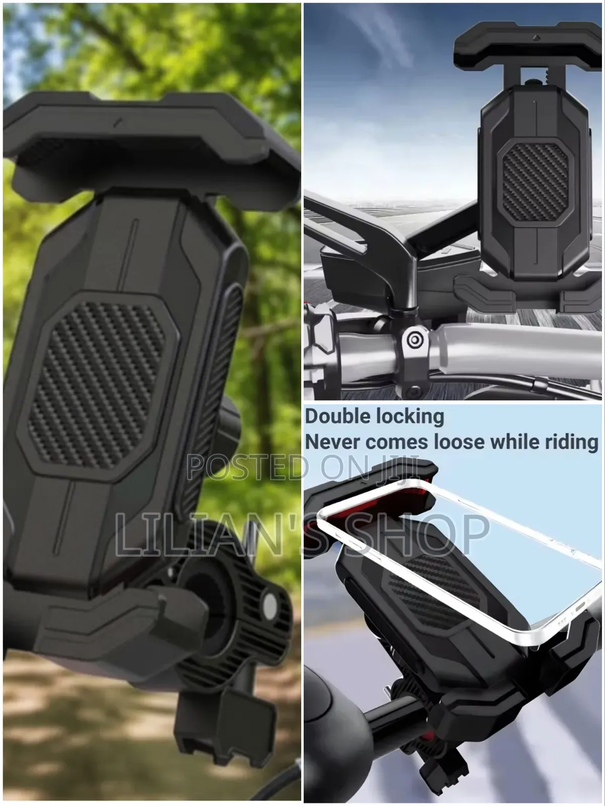 Universal Motorcycle and Bicycle Phone Holder