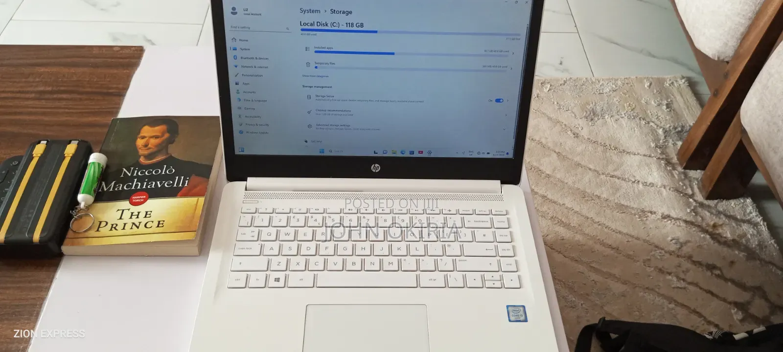 Laptop HP 14S 8GB Intel Core i3 SSD 128GB
