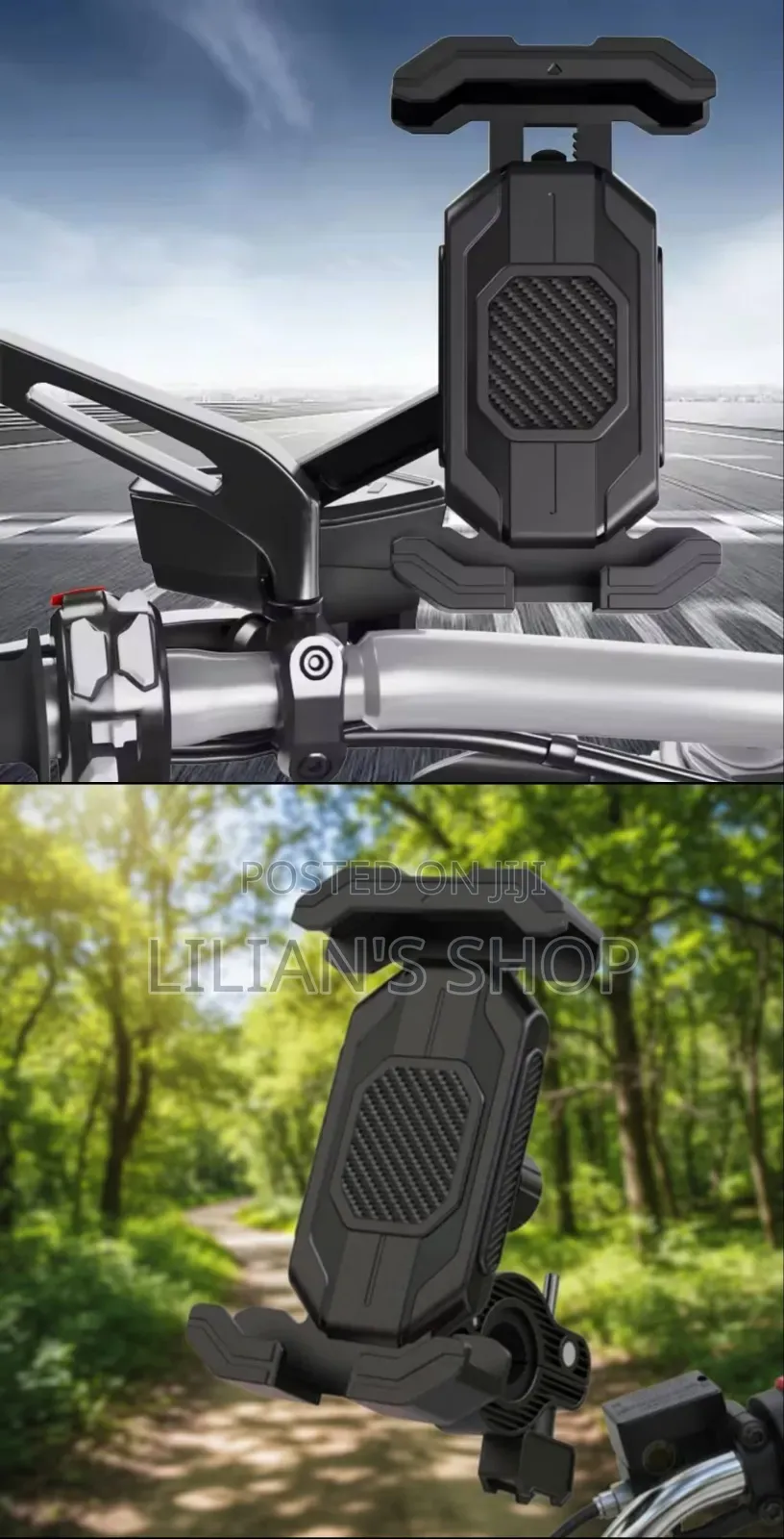 Universal Motorcycle and Bicycle Phone Holder