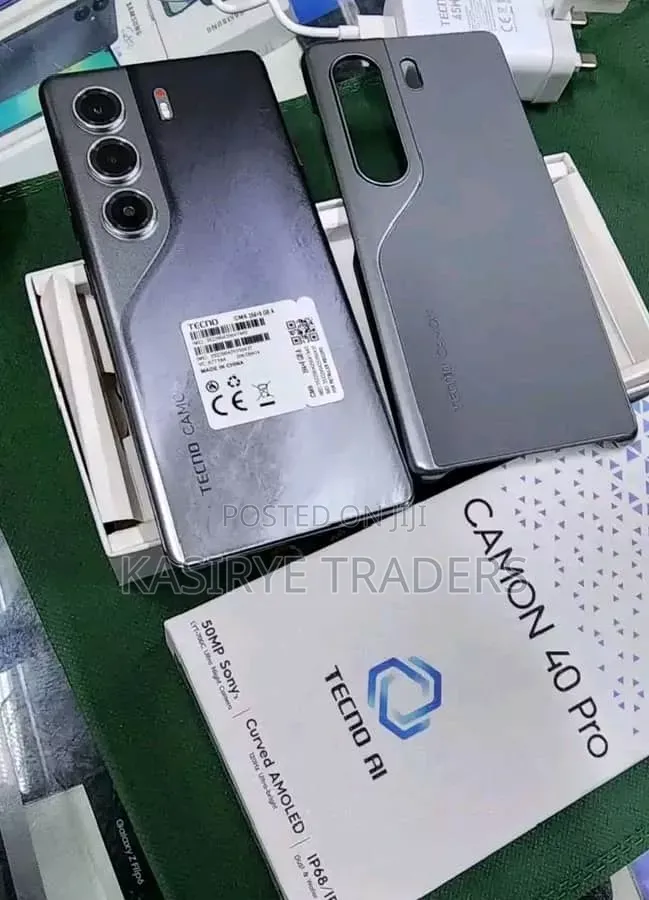 New Tecno Camon 40 Pro 5G 256 GB Black