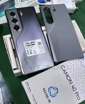 New Tecno Camon 40 Pro 5G 256 GB Black