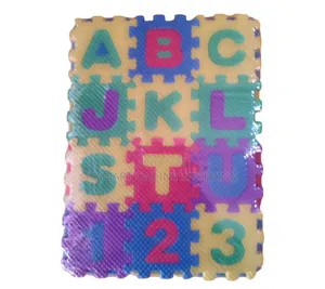 Interlocking Mini - Eva Puzzles for Kids - Alphabet and Numbers