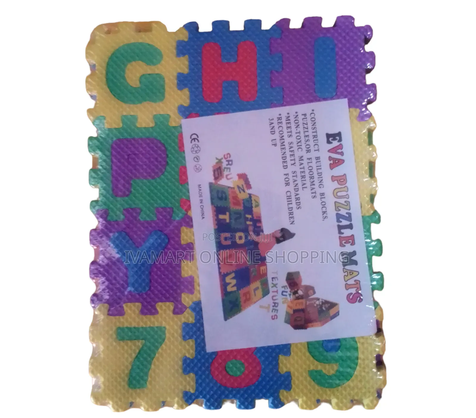 Interlocking Mini - Eva Puzzles for Kids - Alphabet and Numbers