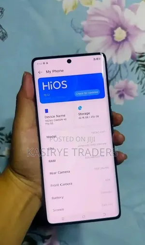 New Tecno Camon 40 Pro 5G 256 GB Black